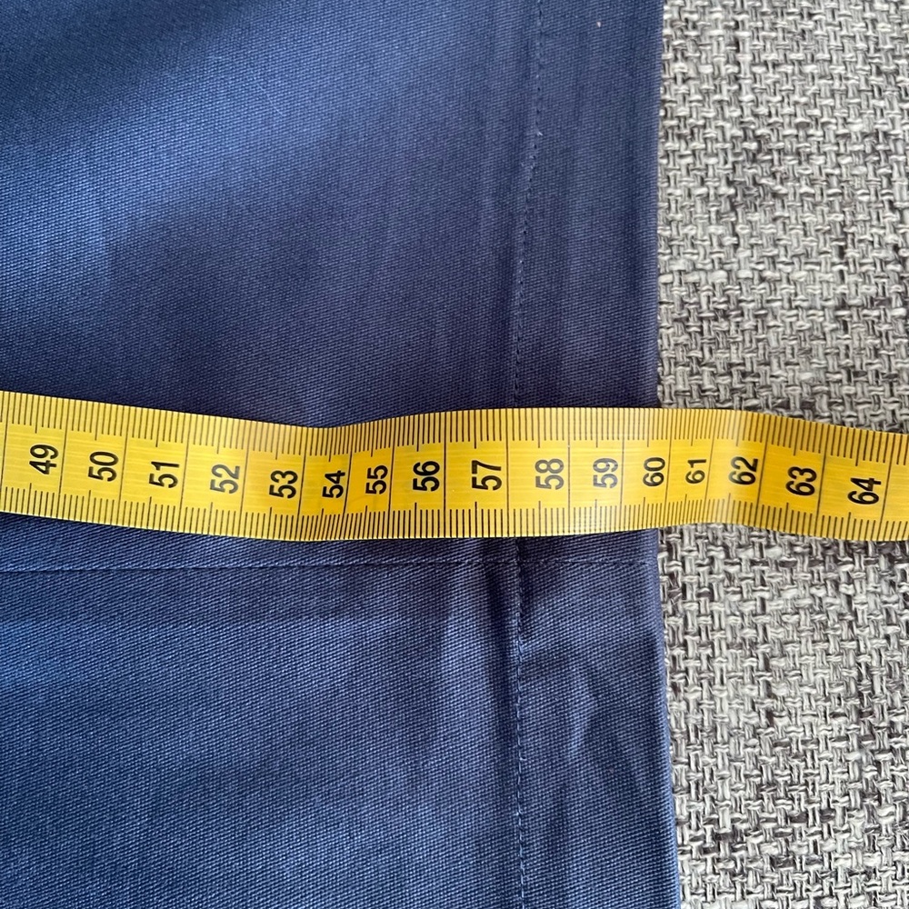 NWT Briggs New York Blue Ankle Cropped Pants With Belt Classic Style - Picture 6 of 9